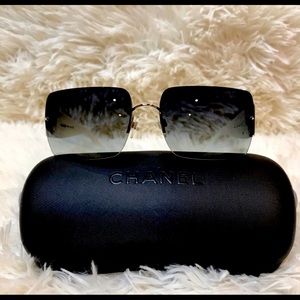 Authentic Chanel 4095-b Swarovski CC sunglasses